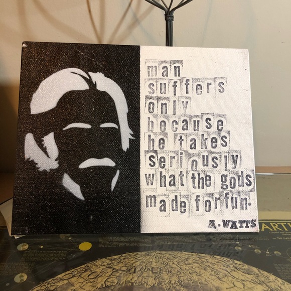 Alan Watts Painting / Wall Art — spiritual art - Picture 2 of 3
